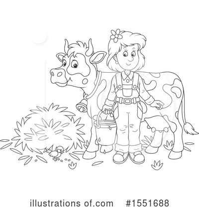 Royalty-Free (RF) Farmer Clipart Illustration by Alex Bannykh - Stock Sample #1551688