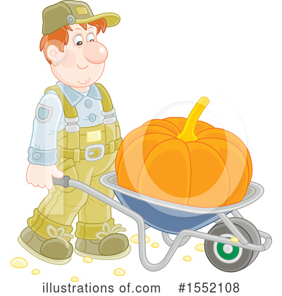 Farmer Clipart #1552108 by Alex Bannykh