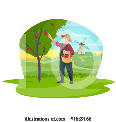 Royalty-Free (RF) Farmer Clipart Illustration by Vector Tradition SM - Stock Sample #1689166