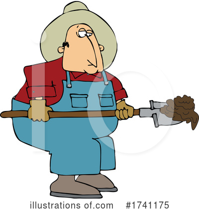 Royalty-Free (RF) Farmer Clipart Illustration by djart - Stock Sample #1741175