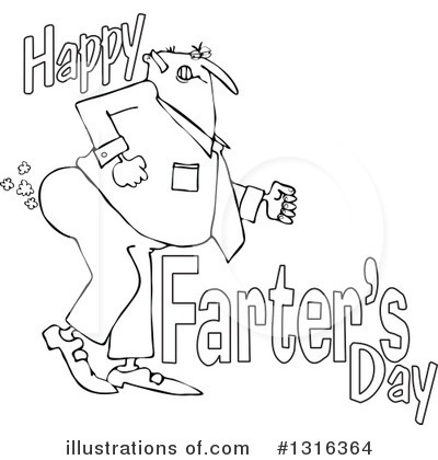Royalty-Free (RF) Fart Clipart Illustration by djart - Stock Sample #1316364