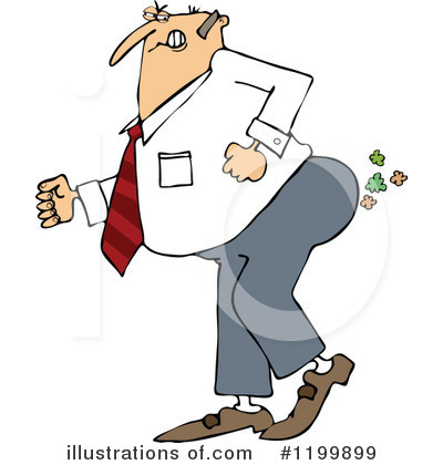 Royalty-Free (RF) Farting Clipart Illustration by djart - Stock Sample #1199899