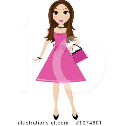 Royalty-Free (RF) Fashion Clipart Illustration by Pams Clipart - Stock Sample #1074601