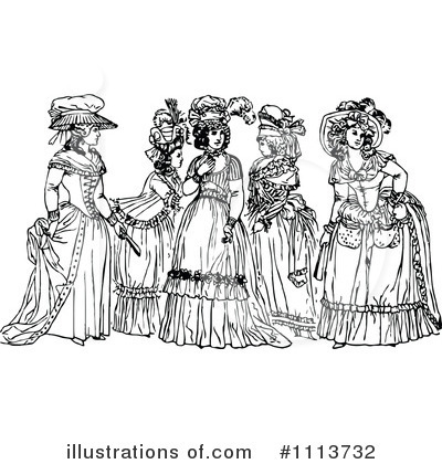 Royalty-Free (RF) Fashion Clipart Illustration by Prawny Vintage - Stock Sample #1113732