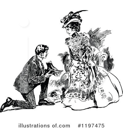 Royalty-Free (RF) Fashion Clipart Illustration by Prawny Vintage - Stock Sample #1197475