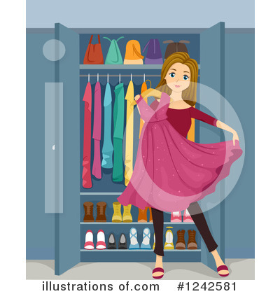 Royalty-Free (RF) Fashion Clipart Illustration by BNP Design Studio - Stock Sample #1242581