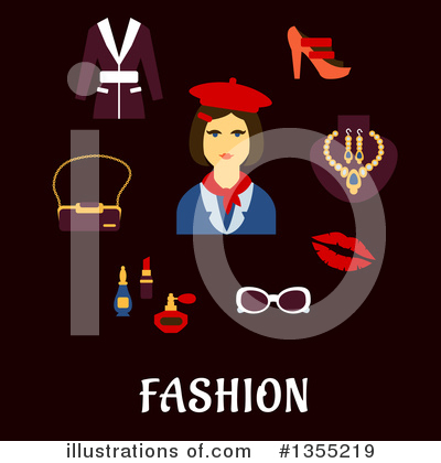 Royalty-Free (RF) Fashion Clipart Illustration by Vector Tradition SM - Stock Sample #1355219
