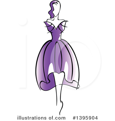 Royalty-Free (RF) Fashion Clipart Illustration by Vector Tradition SM - Stock Sample #1395904