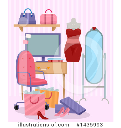 Wardrobe Clipart #1435993 by BNP Design Studio