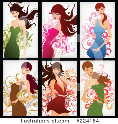 Royalty-Free (RF) Fashion Clipart Illustration by OnFocusMedia - Stock Sample #224184