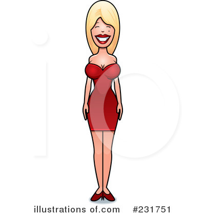 Blond Woman Clipart #231751 by Cory Thoman