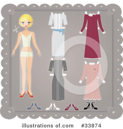 Royalty-Free (RF) Fashion Clipart Illustration by Melisende Vector - Stock Sample #33874