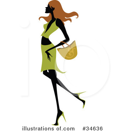 Royalty-Free (RF) Fashion Clipart Illustration by OnFocusMedia - Stock Sample #34636