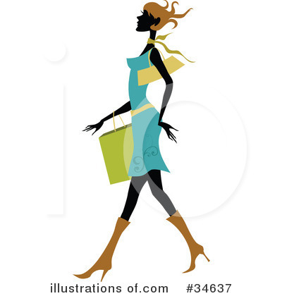 Royalty-Free (RF) Fashion Clipart Illustration by OnFocusMedia - Stock Sample #34637
