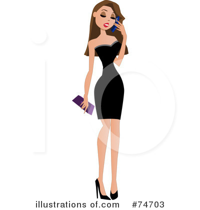 Royalty-Free (RF) Fashion Clipart Illustration by peachidesigns - Stock Sample #74703