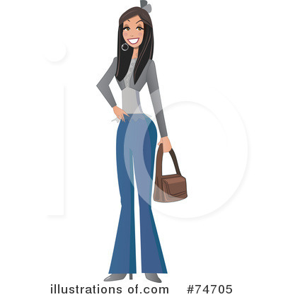 Royalty-Free (RF) Fashion Clipart Illustration by peachidesigns - Stock Sample #74705