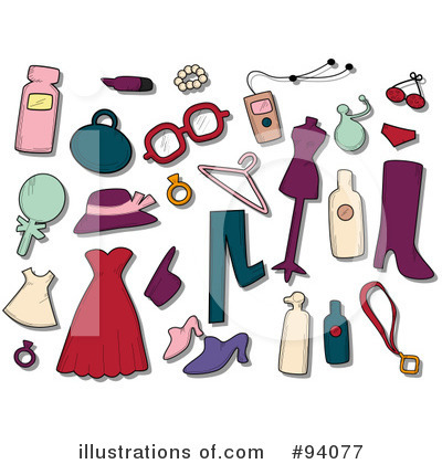 Royalty-Free (RF) Fashion Clipart Illustration by BNP Design Studio - Stock Sample #94077