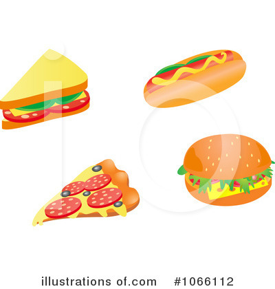 Royalty-Free (RF) Fast Food Clipart Illustration by Vector Tradition SM - Stock Sample #1066112
