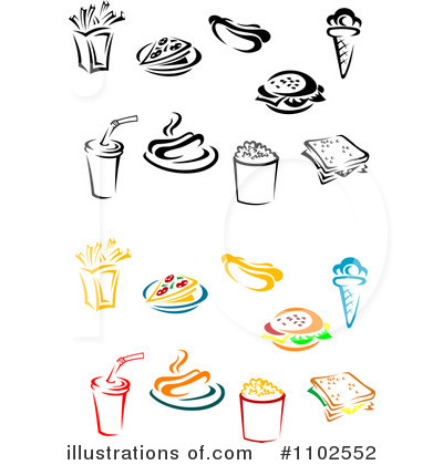 Sandwich Clipart #1102552 by Vector Tradition SM