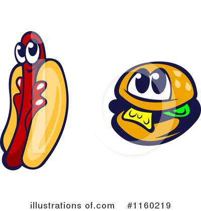 Royalty-Free (RF) Fast Food Clipart Illustration by Vector Tradition SM - Stock Sample #1160219