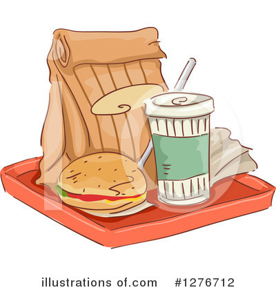 Royalty-Free (RF) Fast Food Clipart Illustration by BNP Design Studio - Stock Sample #1276712