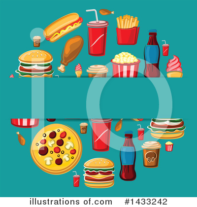 Royalty-Free (RF) Fast Food Clipart Illustration by Vector Tradition SM - Stock Sample #1433242