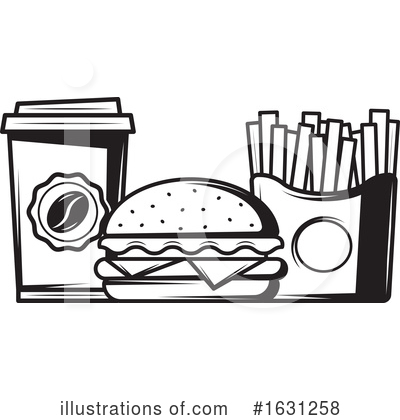 Royalty-Free (RF) Fast Food Clipart Illustration by Vector Tradition SM - Stock Sample #1631258