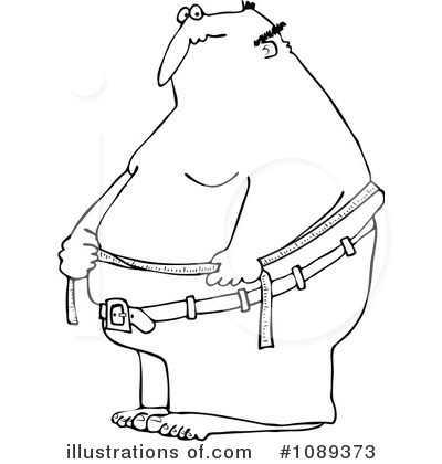Royalty-Free (RF) Fat Clipart Illustration by djart - Stock Sample #1089373
