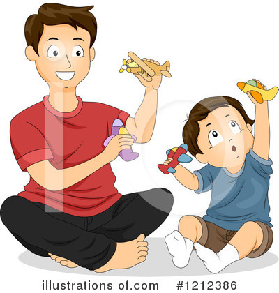 Royalty-Free (RF) Father Clipart Illustration by BNP Design Studio - Stock Sample #1212386