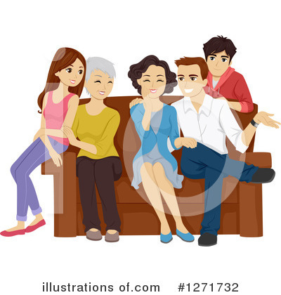 Couch Clipart #1271732 by BNP Design Studio