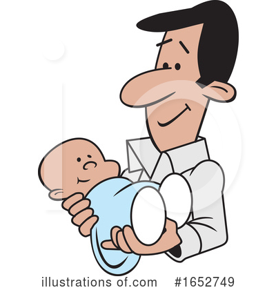 Dad Clipart #1652749 by Johnny Sajem