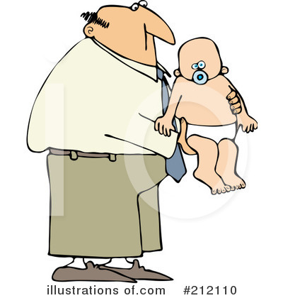 Royalty-Free (RF) Father Clipart Illustration by djart - Stock Sample #212110