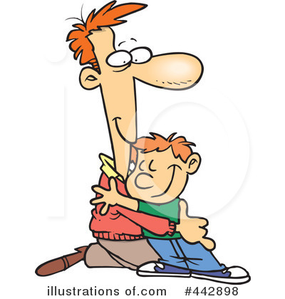 Royalty-Free (RF) Father Clipart Illustration by toonaday - Stock Sample #442898