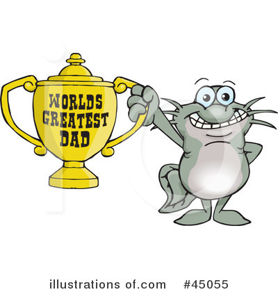 Royalty-Free (RF) Fathers Day Clipart Illustration by Dennis Holmes Designs - Stock Sample #45055
