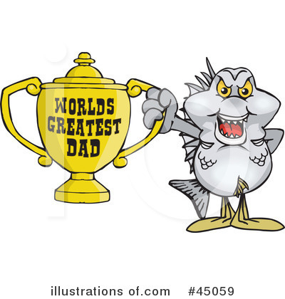 Royalty-Free (RF) Fathers Day Clipart Illustration by Dennis Holmes Designs - Stock Sample #45059
