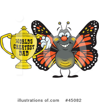 Butterfly Clipart #45082 by Dennis Holmes Designs