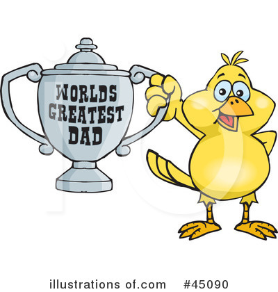 Royalty-Free (RF) Fathers Day Clipart Illustration by Dennis Holmes Designs - Stock Sample #45090