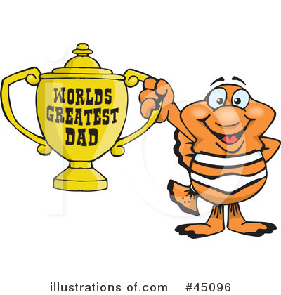 Royalty-Free (RF) Fathers Day Clipart Illustration by Dennis Holmes Designs - Stock Sample #45096