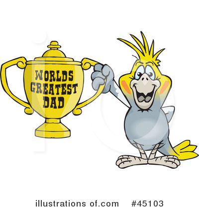 Royalty-Free (RF) Fathers Day Clipart Illustration by Dennis Holmes Designs - Stock Sample #45103