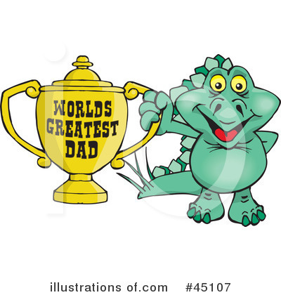 Royalty-Free (RF) Fathers Day Clipart Illustration by Dennis Holmes Designs - Stock Sample #45107