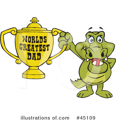 Royalty-Free (RF) Fathers Day Clipart Illustration by Dennis Holmes Designs - Stock Sample #45109