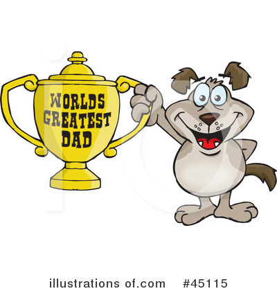 Royalty-Free (RF) Fathers Day Clipart Illustration by Dennis Holmes Designs - Stock Sample #45115