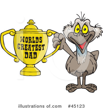 Royalty-Free (RF) Fathers Day Clipart Illustration by Dennis Holmes Designs - Stock Sample #45123