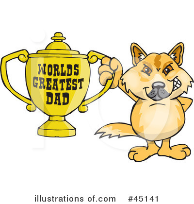Royalty-Free (RF) Fathers Day Clipart Illustration by Dennis Holmes Designs - Stock Sample #45141