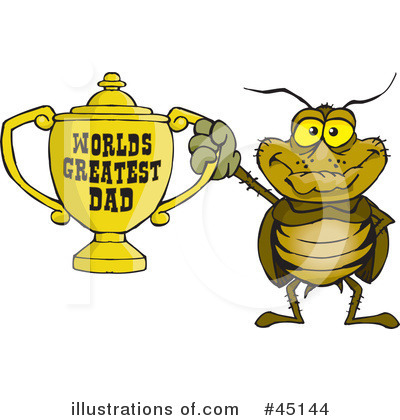 Royalty-Free (RF) Fathers Day Clipart Illustration by Dennis Holmes Designs - Stock Sample #45144