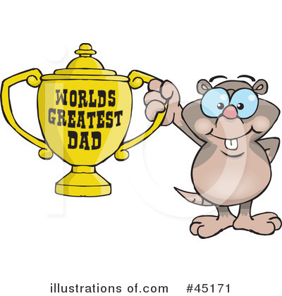 Royalty-Free (RF) Fathers Day Clipart Illustration by Dennis Holmes Designs - Stock Sample #45171