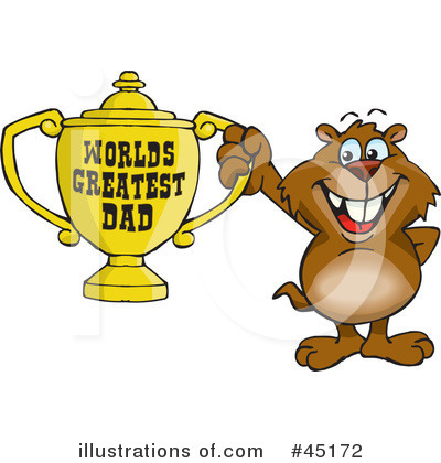 Royalty-Free (RF) Fathers Day Clipart Illustration by Dennis Holmes Designs - Stock Sample #45172