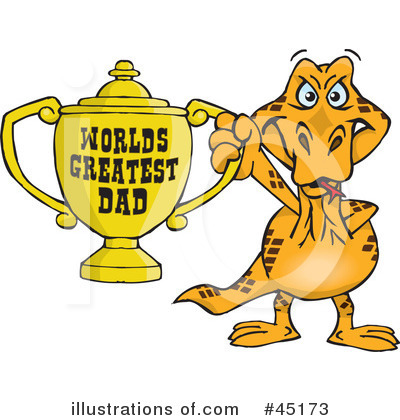 Royalty-Free (RF) Fathers Day Clipart Illustration by Dennis Holmes Designs - Stock Sample #45173