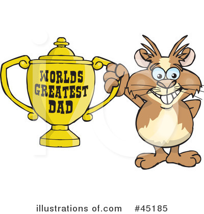 Royalty-Free (RF) Fathers Day Clipart Illustration by Dennis Holmes Designs - Stock Sample #45185