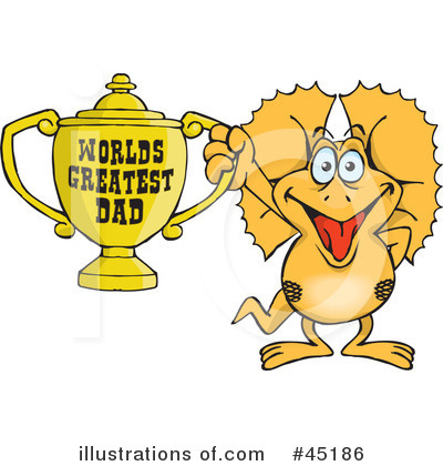 Royalty-Free (RF) Fathers Day Clipart Illustration by Dennis Holmes Designs - Stock Sample #45186